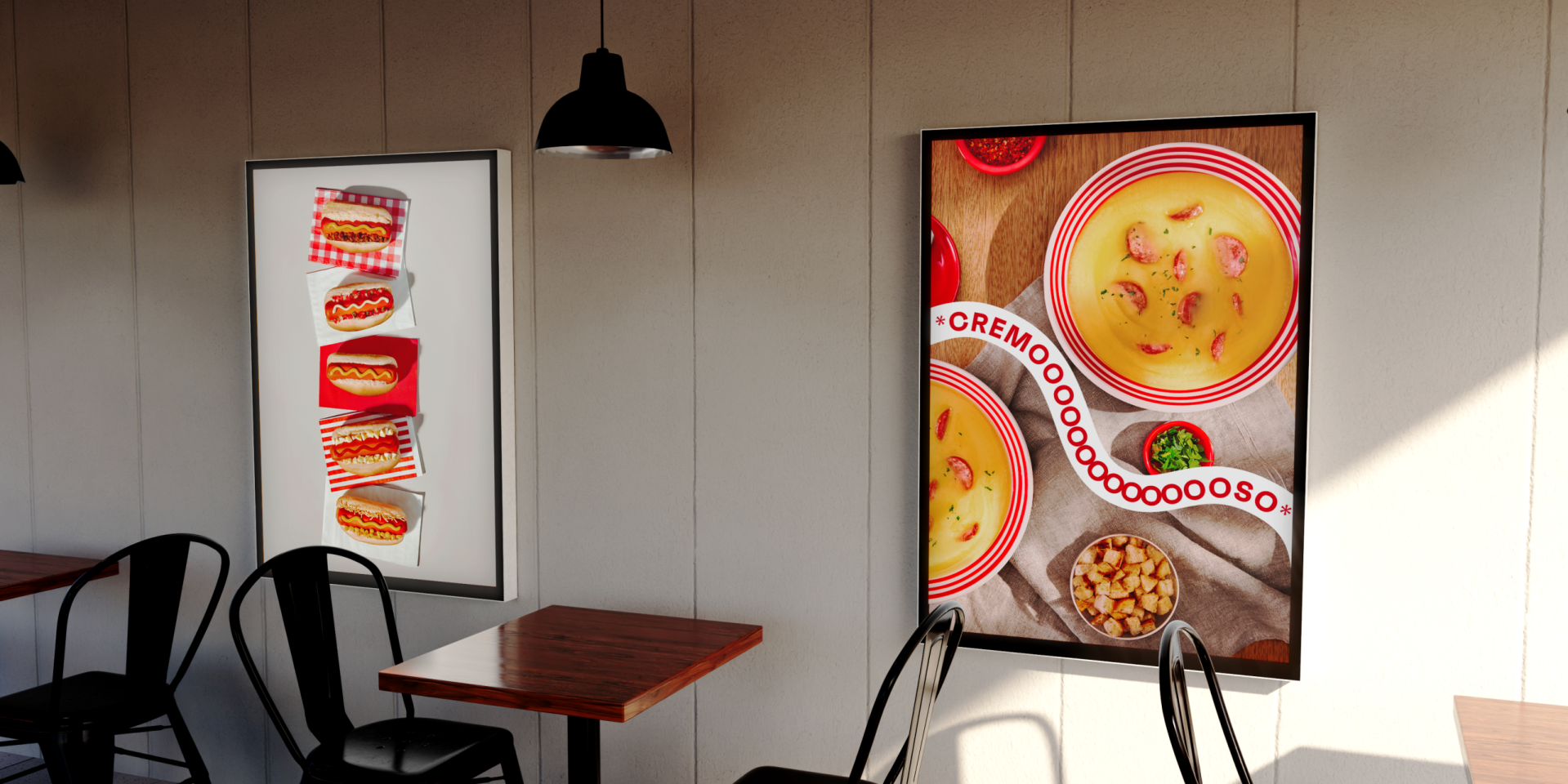 Restaurant Digital Poster Mockup 2
